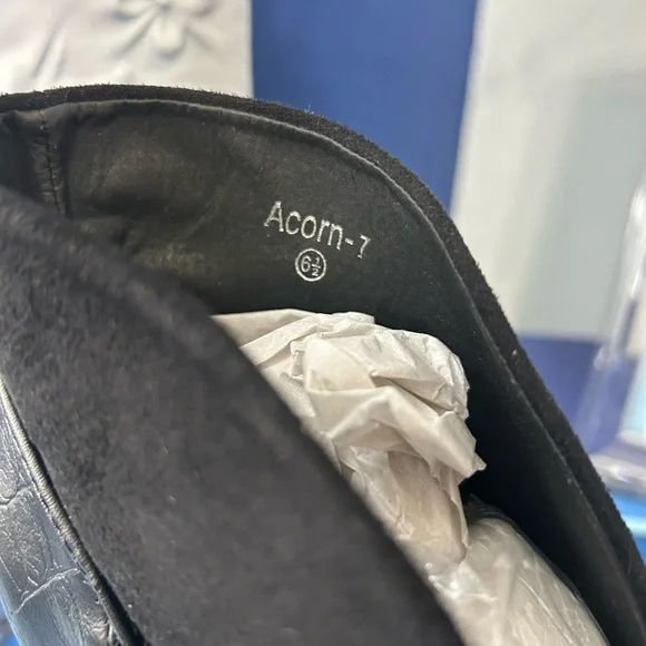 New black open croc animal print lace up high heel pointed pump boots - Picture 12 of 16